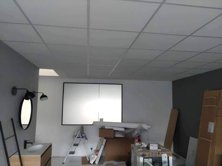 Pose de plafond suspendu Saint Malo